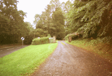 Click to Enlarge:  The gate to Craighall Castle.